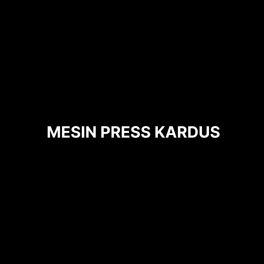 Mesin Press Kardus